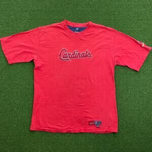 Vintage MLB Baseball St. Louis Cardinals Red T-Shirt Sz XL
